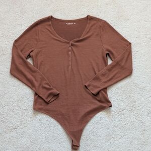Abercrombie And Fitch Soft AF Cozy Bodysuit Size XL